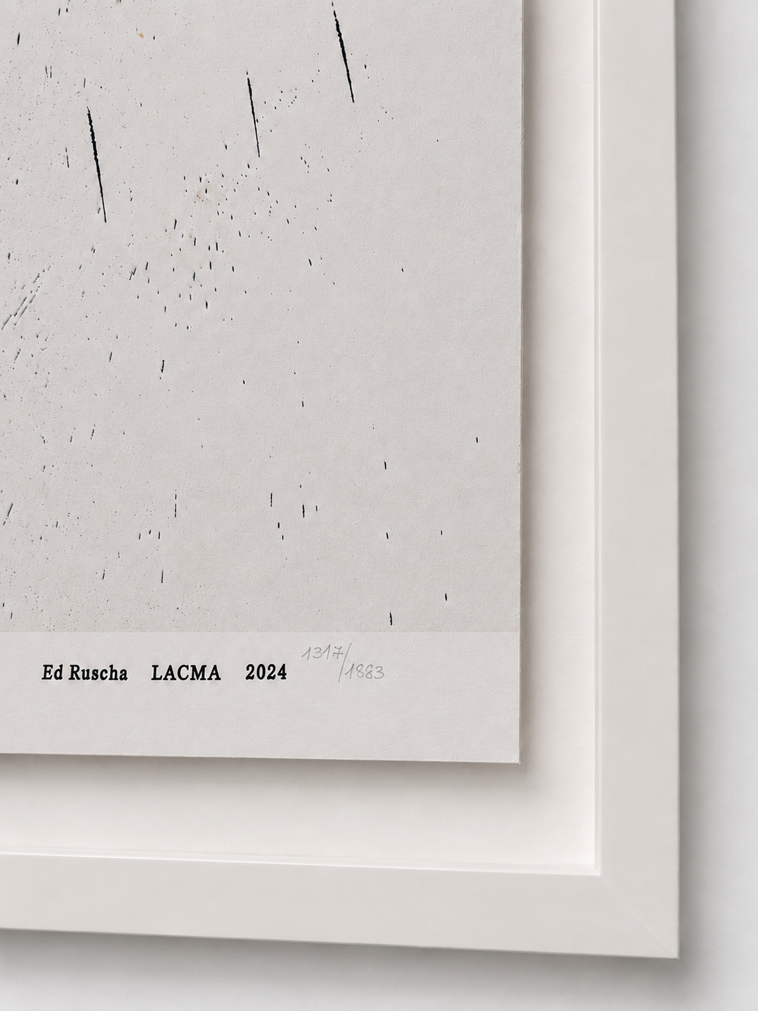 Ed Ruscha, Actual Size, 2024